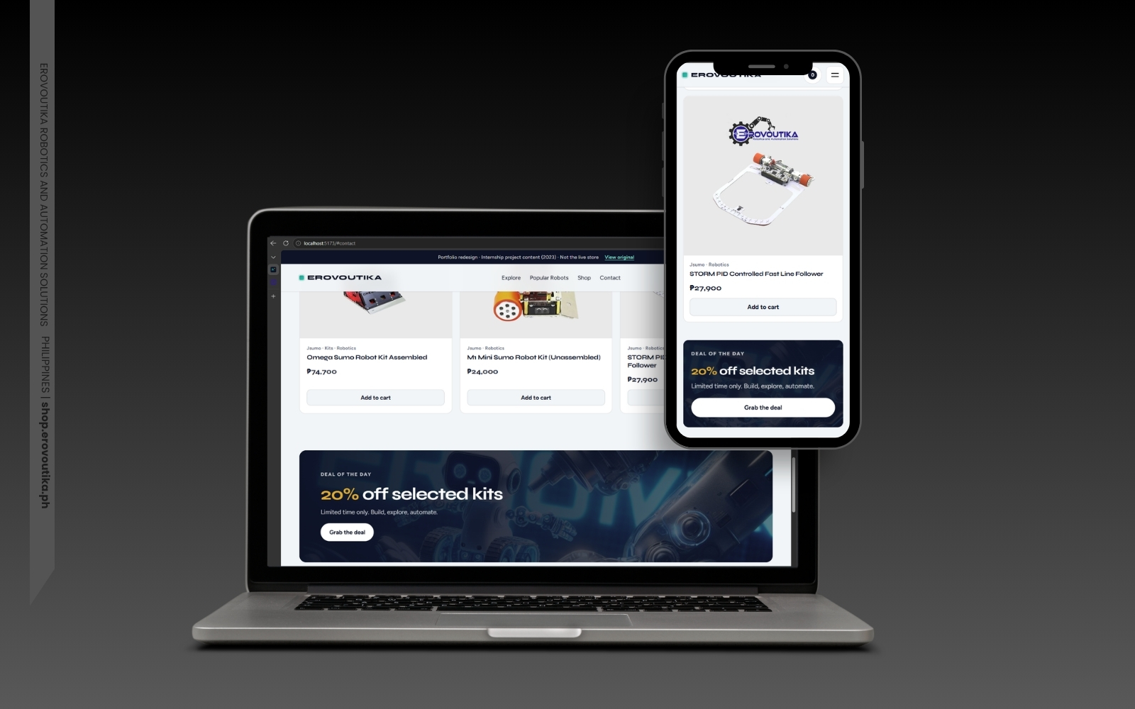 Erovoutika website project