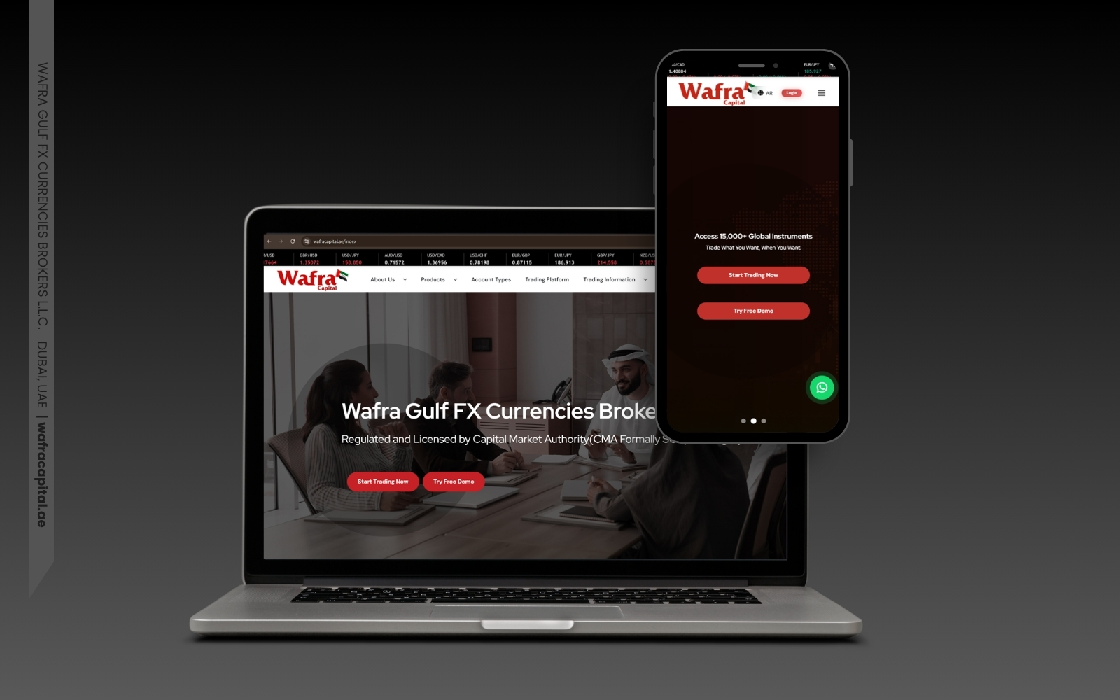 Wafra Gulf website project