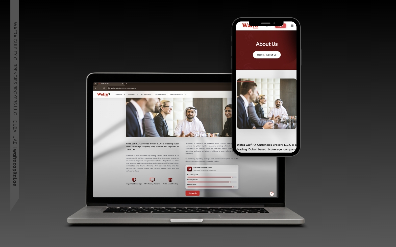 Wafra Gulf website project