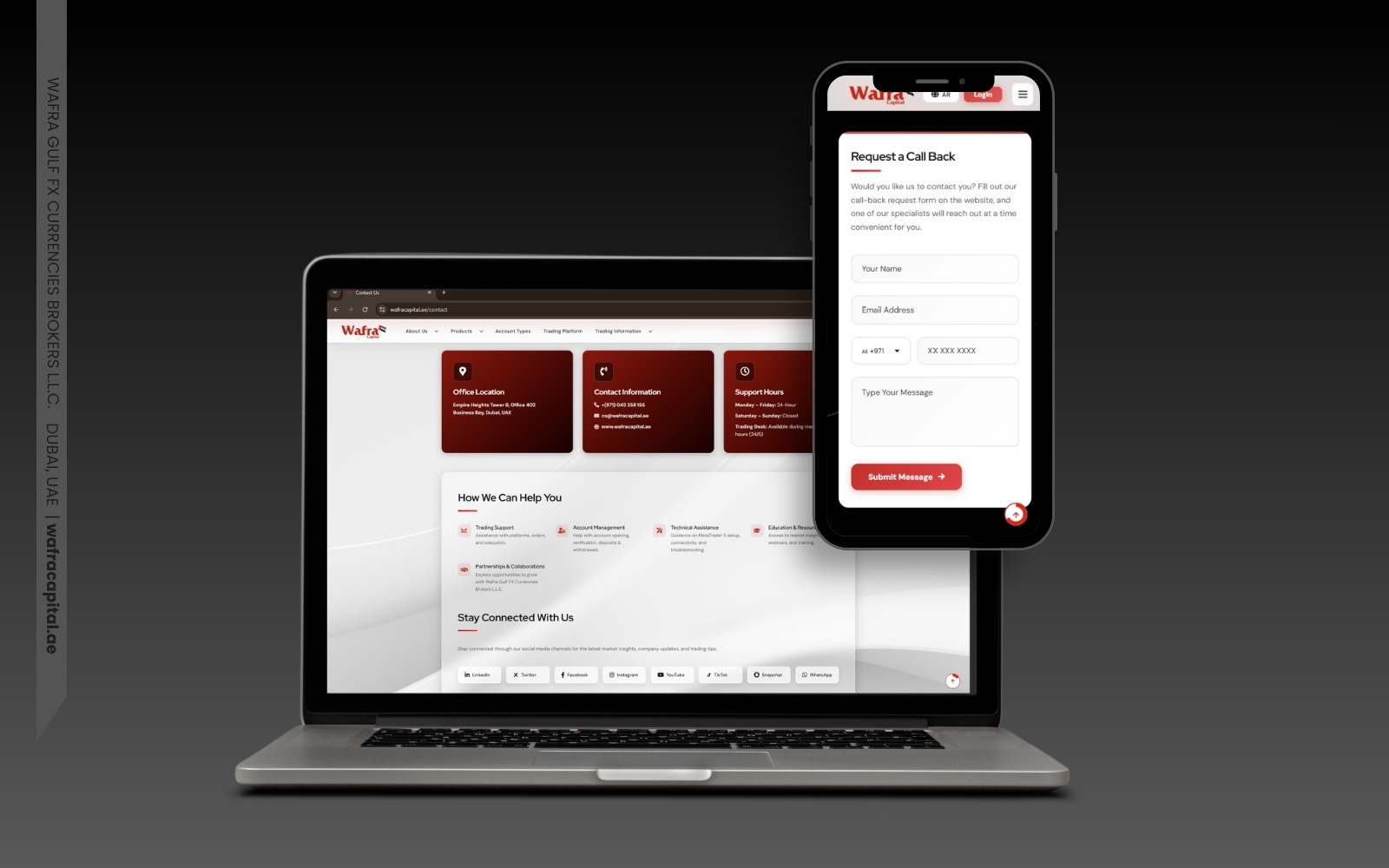 Wafra Gulf website project