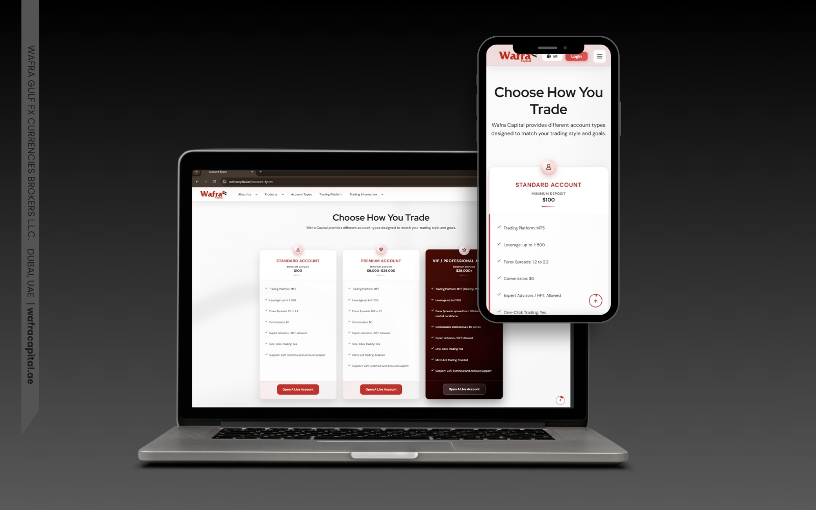 Wafra Gulf website project