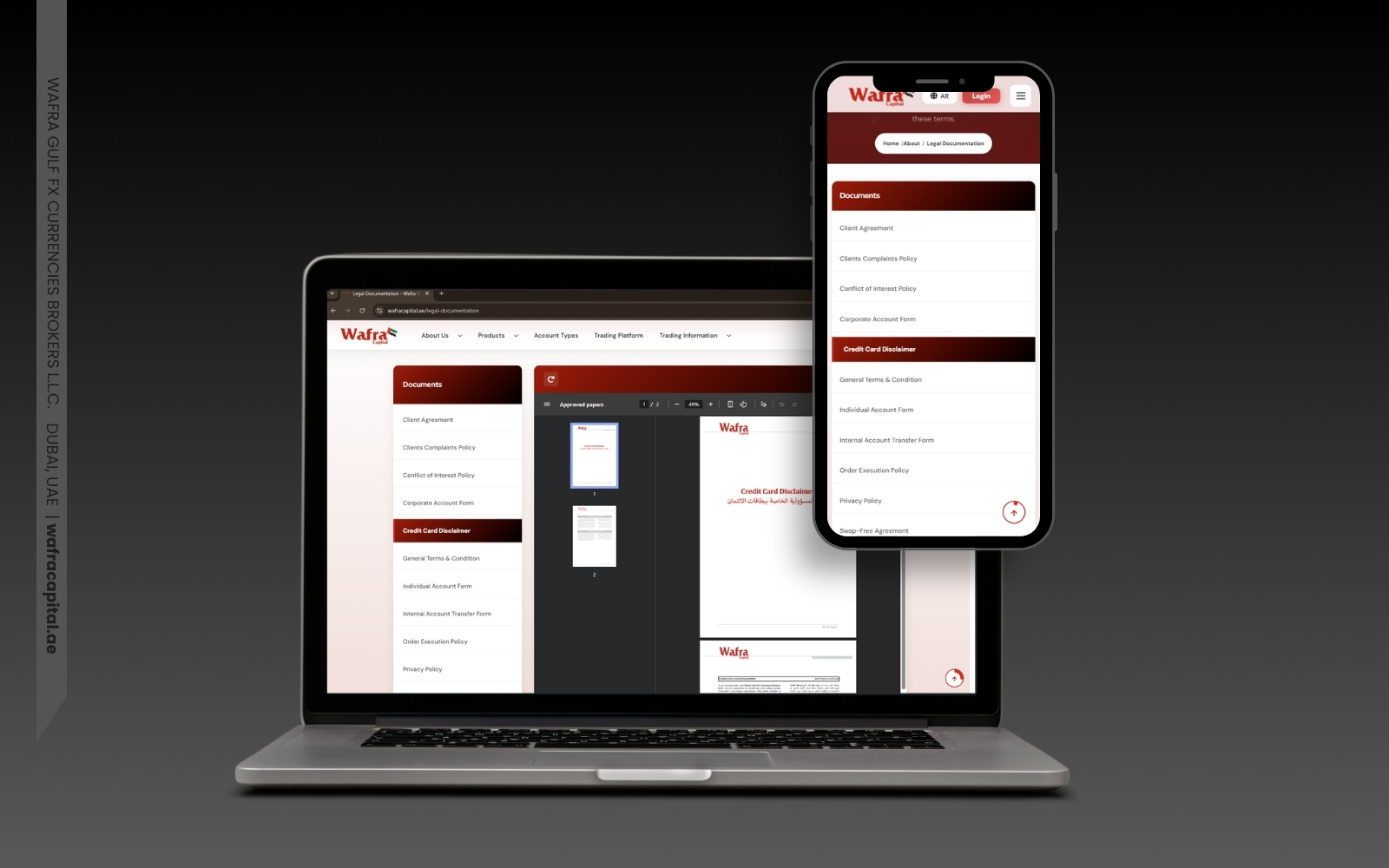 Wafra Gulf website project