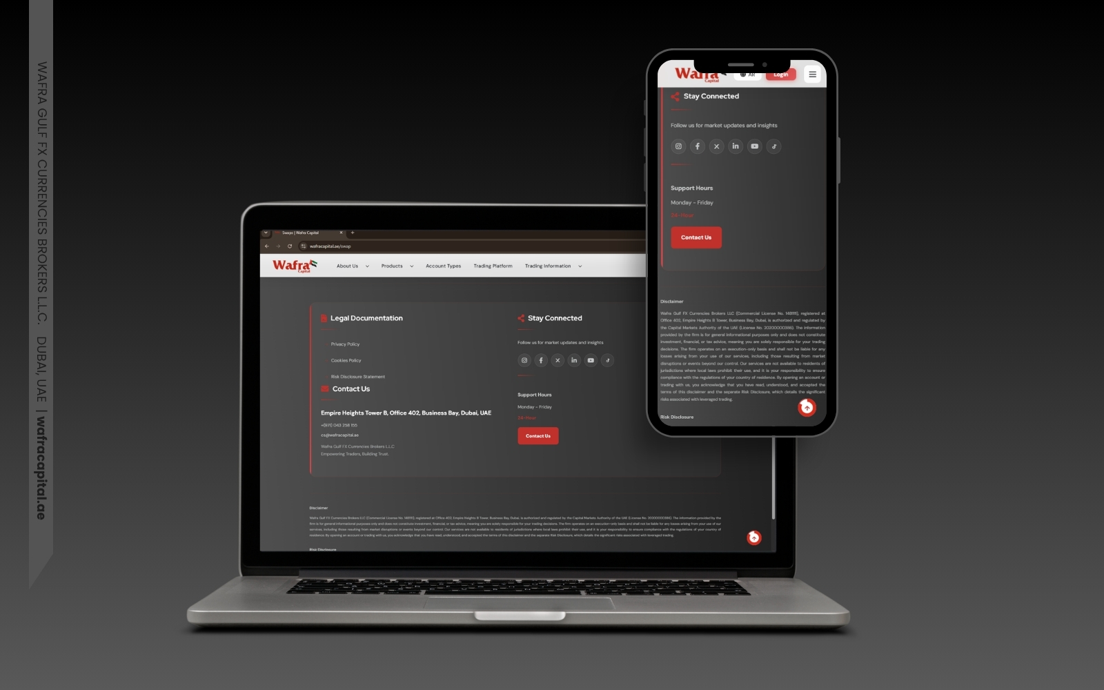 Wafra Gulf website project